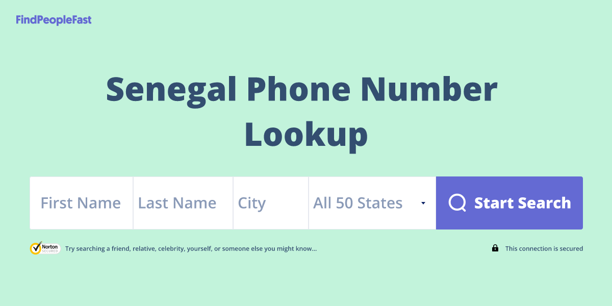 Senegal Phone Number Lookup & Search