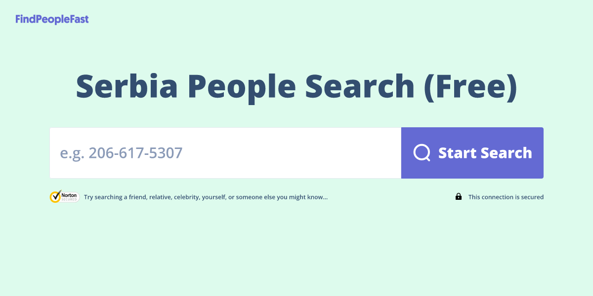 Serbia People Search (Free)