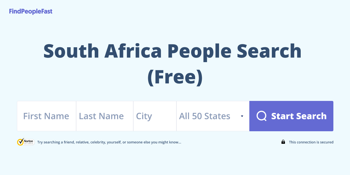 South Africa People Search (Free)