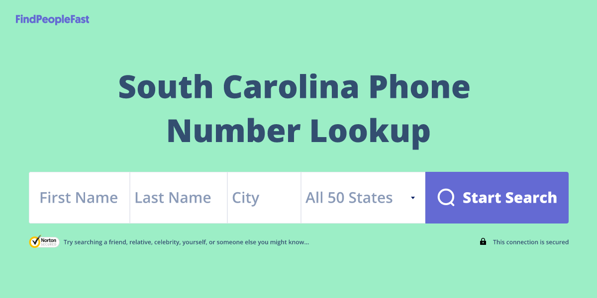 South Carolina Phone Number Lookup & Search