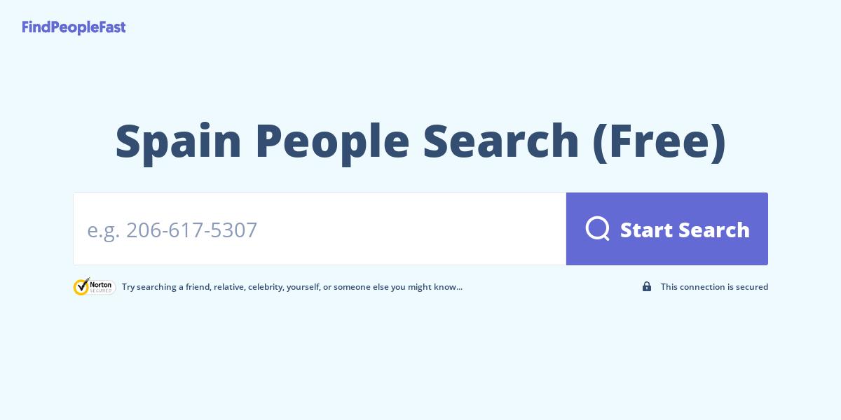 Spain People Search (Free)