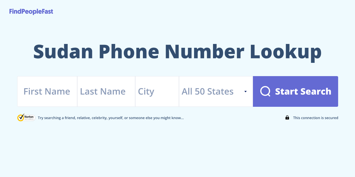 Sudan Phone Number Lookup & Search