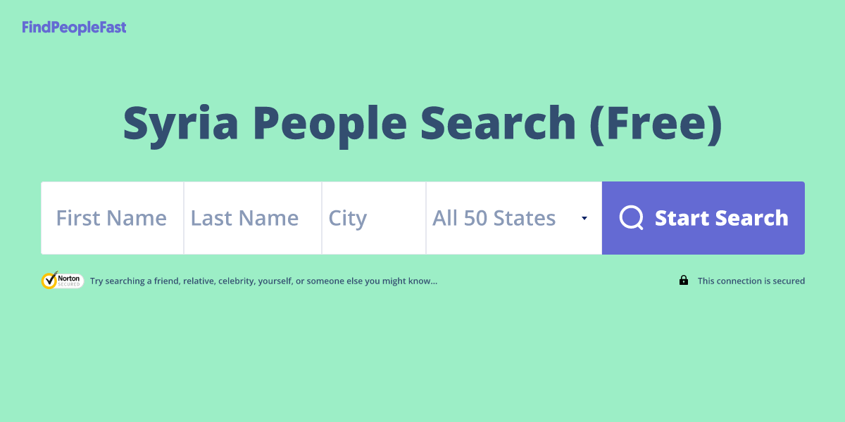 Syria People Search (Free)