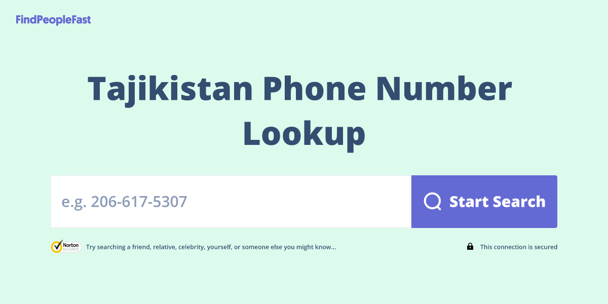 Tajikistan Phone Number Lookup & Search