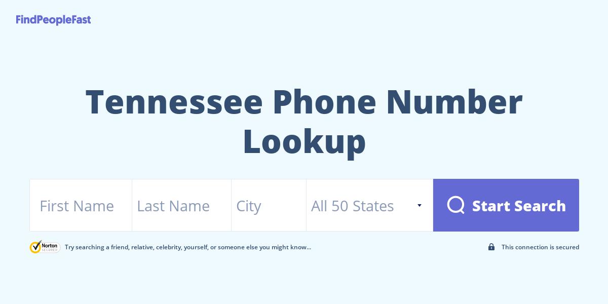 Tennessee Phone Number Lookup & Search