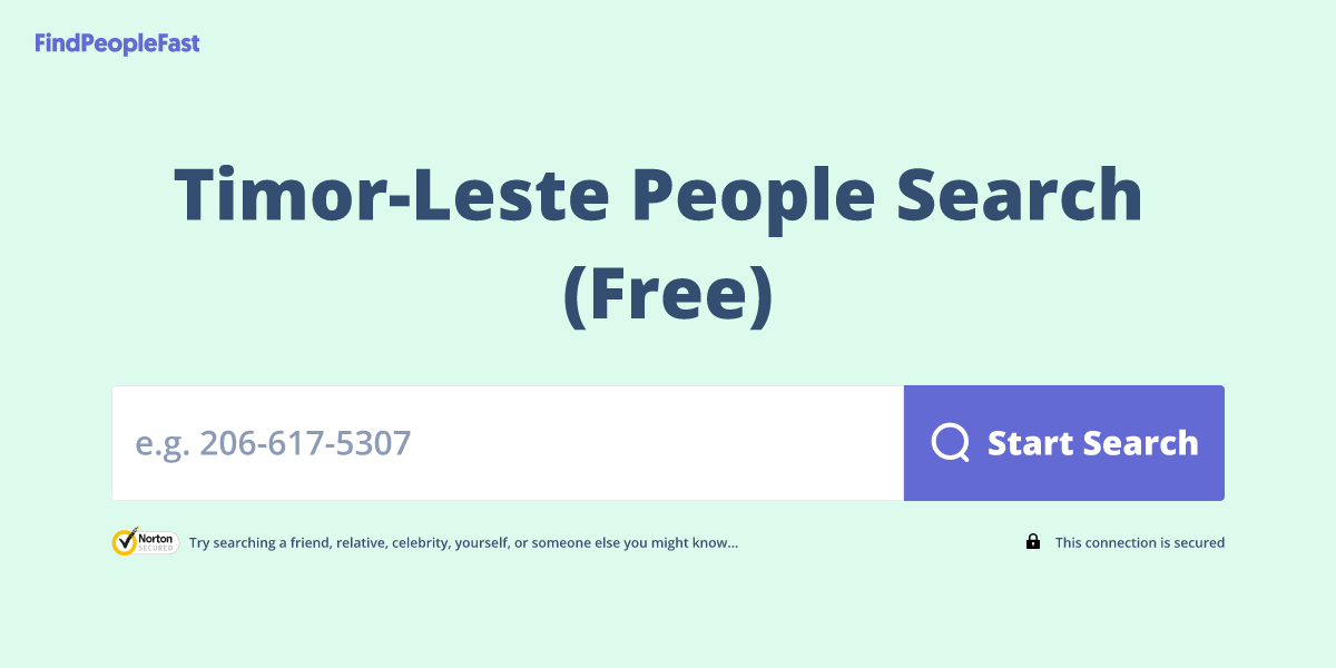 Timor-Leste People Search (Free)