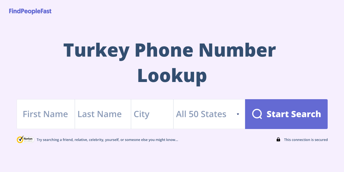 Turkey Phone Number Lookup & Search