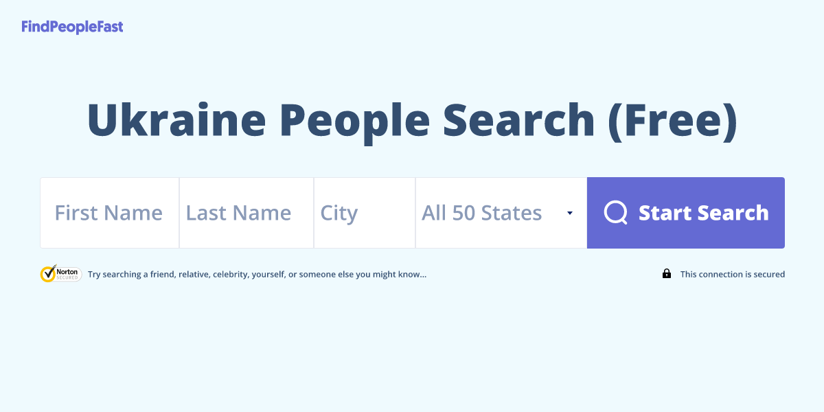 Ukraine People Search (Free)