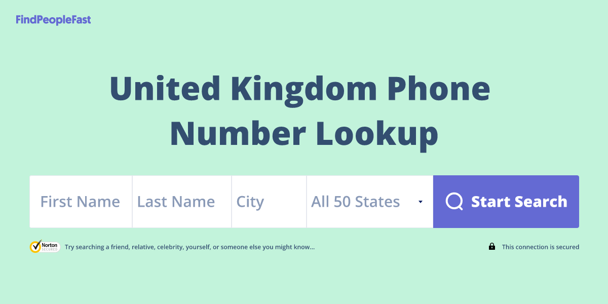United Kingdom Phone Number Lookup & Search