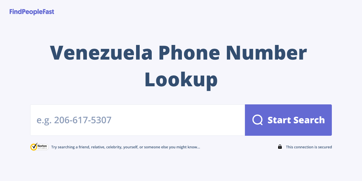 Venezuela Phone Number Lookup & Search