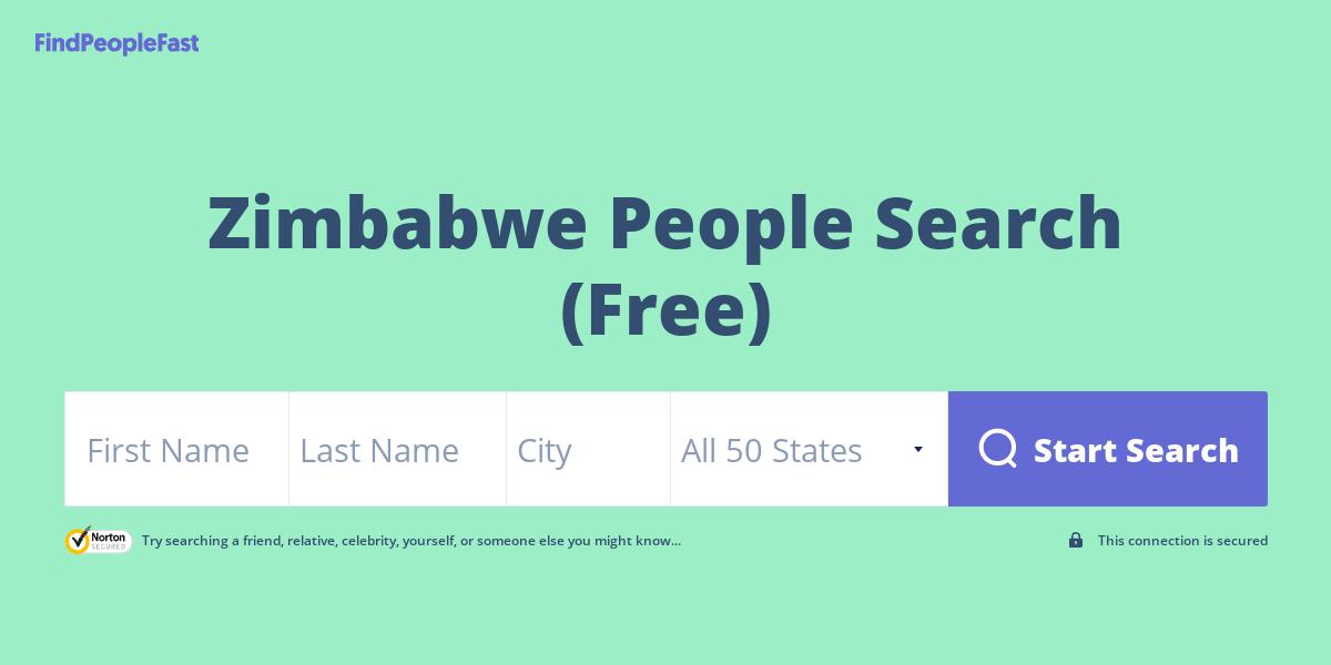 Zimbabwe People Search (Free)